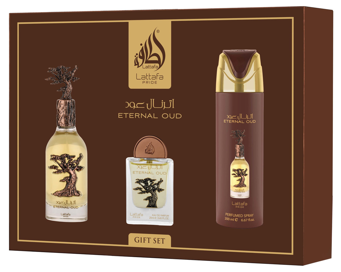 Set Perfume Lattafa Eternal Oud