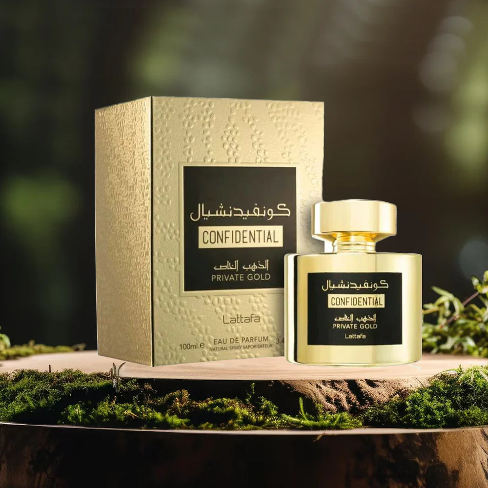 Perfume Lattafa Confidential Private Gold Unisex 100ML EDP