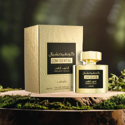 Perfume Lattafa Confidential Private Gold Unisex 100ML EDP