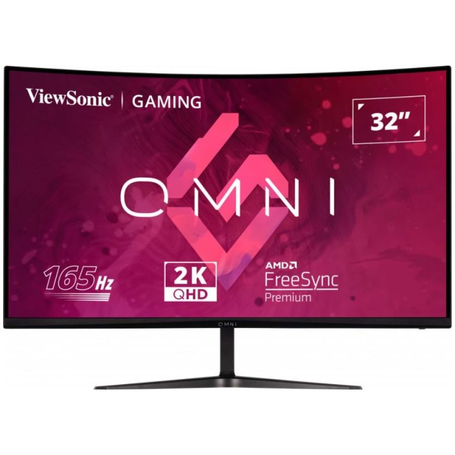Monitor Gamer 32" Viewsonic VX3218C-2K Curved 165Hz Black