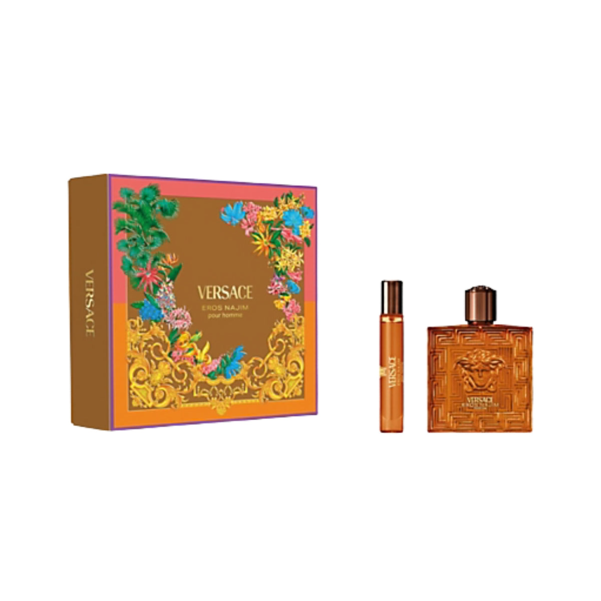 Set Perfume Versace Eros Najim Masculino 100ML + 10ML Parfum