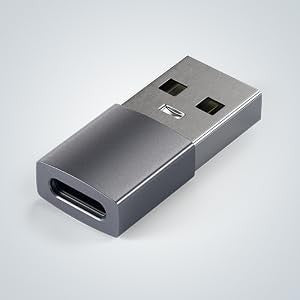 Adaptador Satechi ST-TAUCM USB-A a USB-C Space Gray
