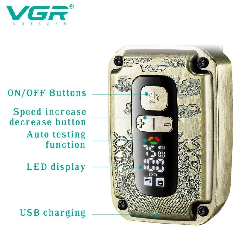 Afeitadora VGR V-337 800mAh USB Portátil Único