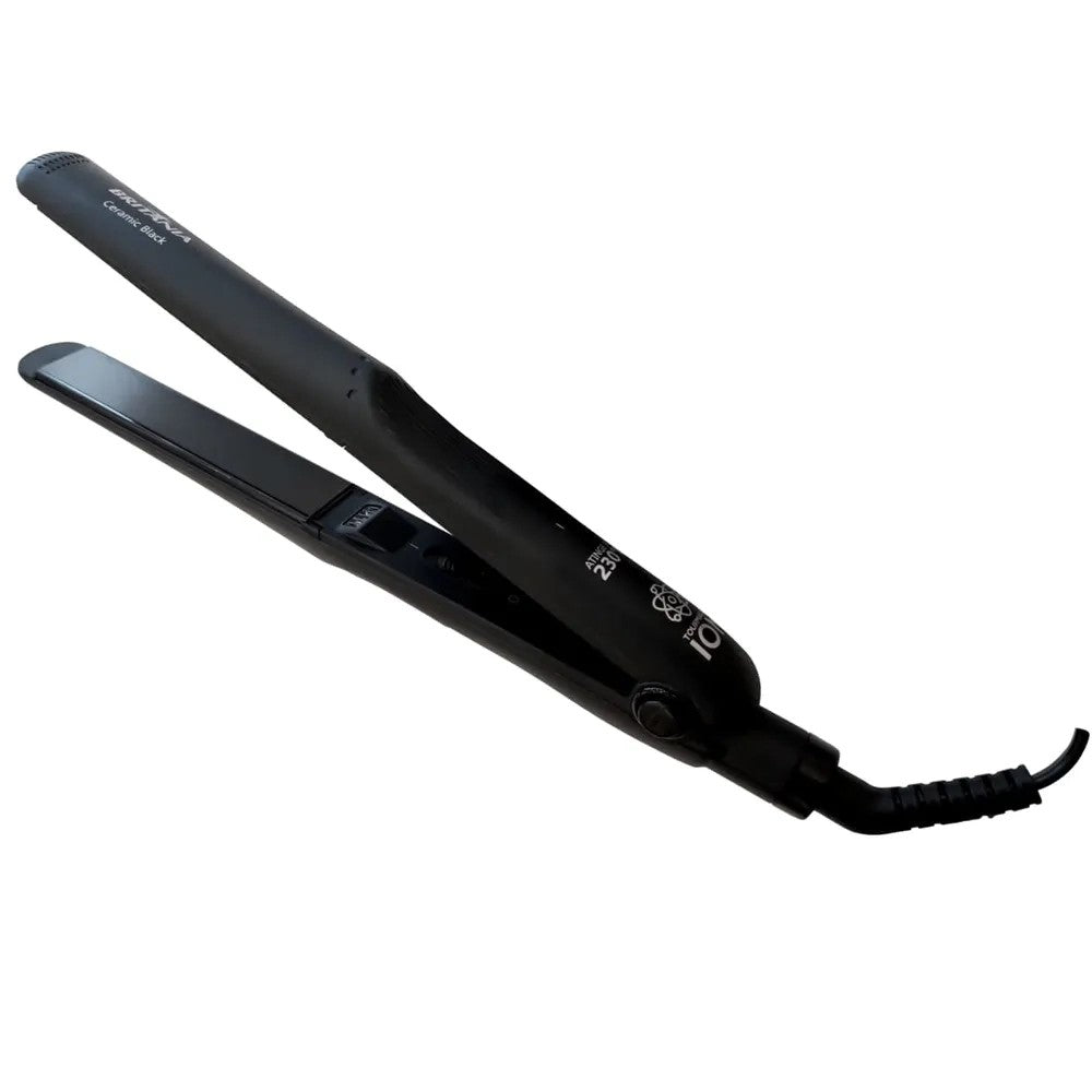 Alisador de Cabello Britania PPR08 Ceramic 230°C 30W Bivolt Black