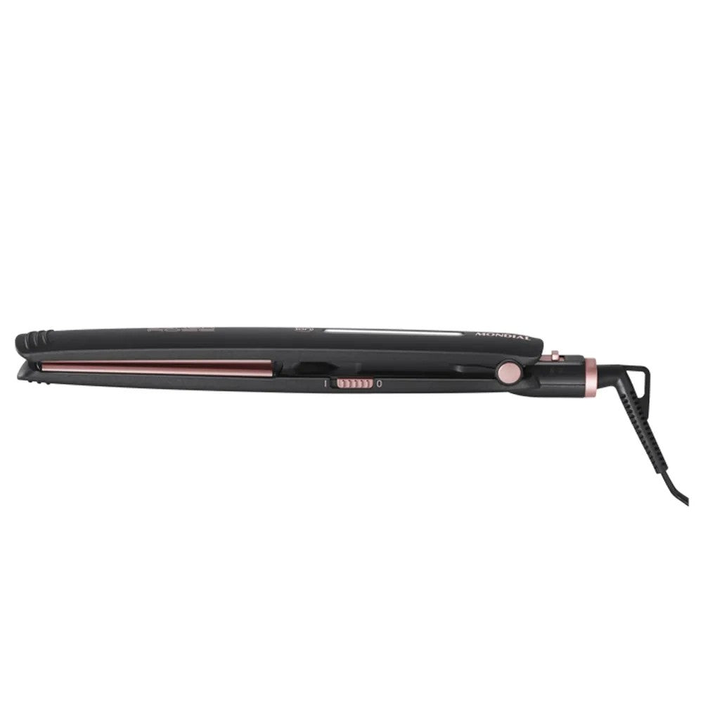 Alisador de Cabello Mondial P-27 Black Rose Line Bivolt Único