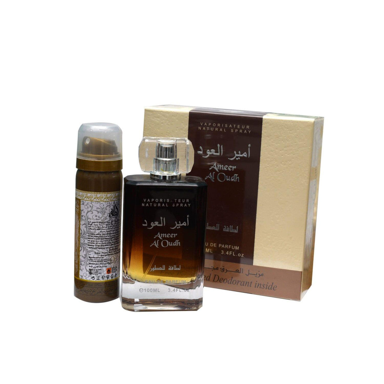 Perfume Lattafa Ameer Al Oudh 100ML EDP + Desodorante