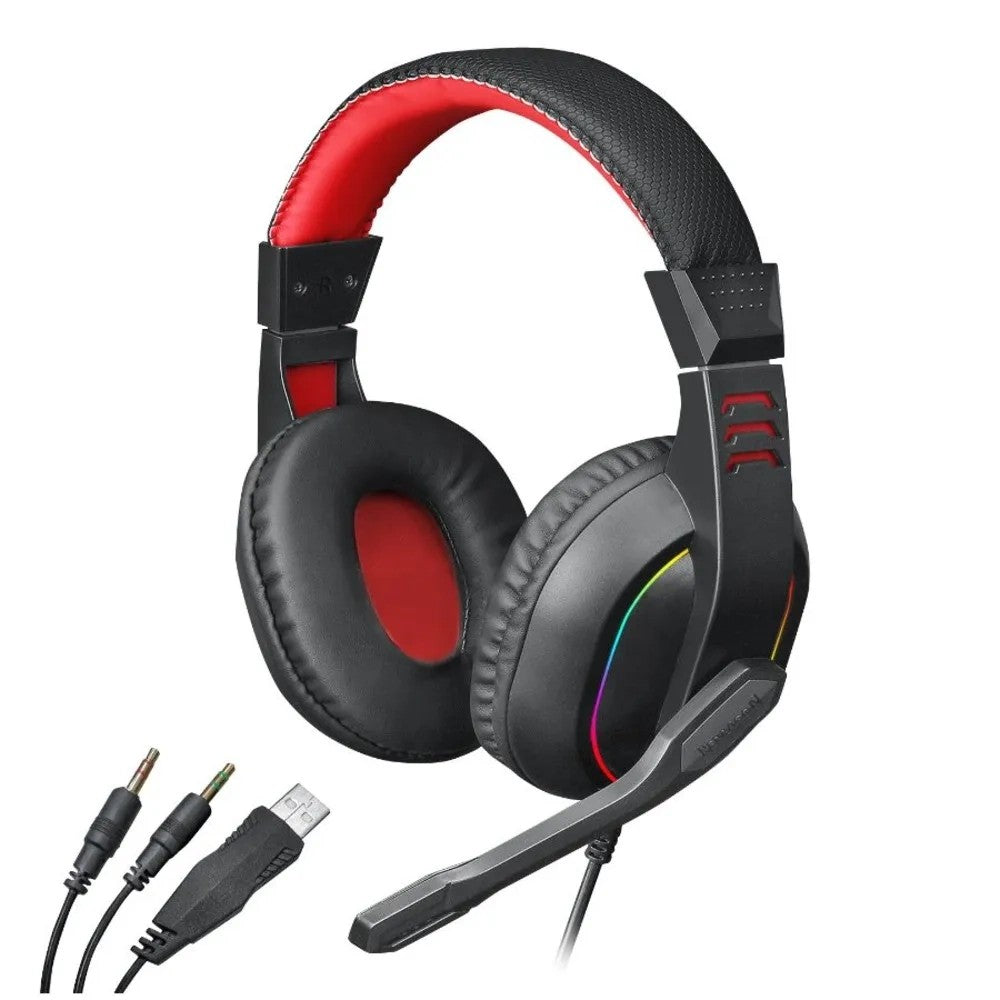 Auricular Gamer Redragon Ares H120 RGB 3.5mm Único