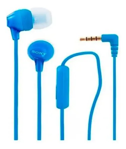 Auricular Sony MDR-EX15AP 3.5MM C/mic Blue