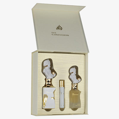 Set Perfume Lattafa Her Confession 100ML + 12ML + 50ML EDP