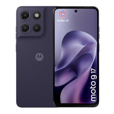 Celular Motorola G17 XT2623-1 6.72" DS LTE NFC 4/128GB (Alaskan Blue, Bordeaux Rosa, Evening Blue)