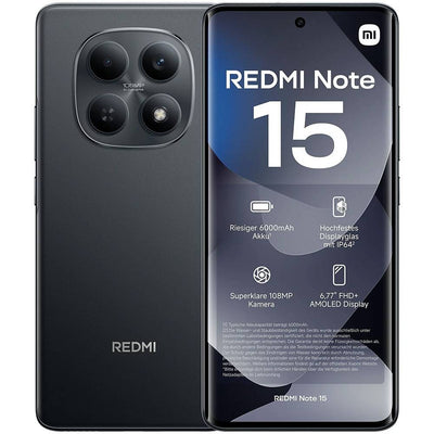 Celular Xiaomi Redmi Note 15 6.77" DS LTE 8/256GB Black