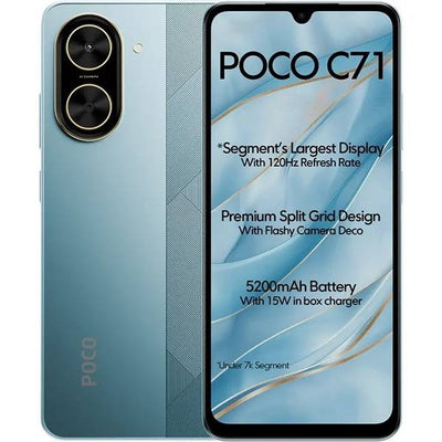 Celular Xiaomi POCO C71 6.88" DS LTE 3/64GB Blue