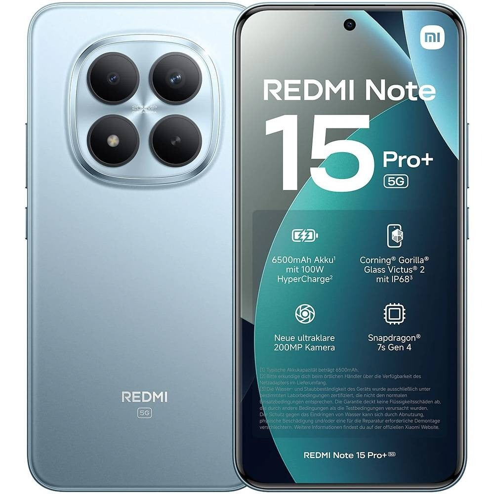 Celular Xiaomi Redmi Note 15 Pro+ 5G 6.83" DS 12/512GB Blue