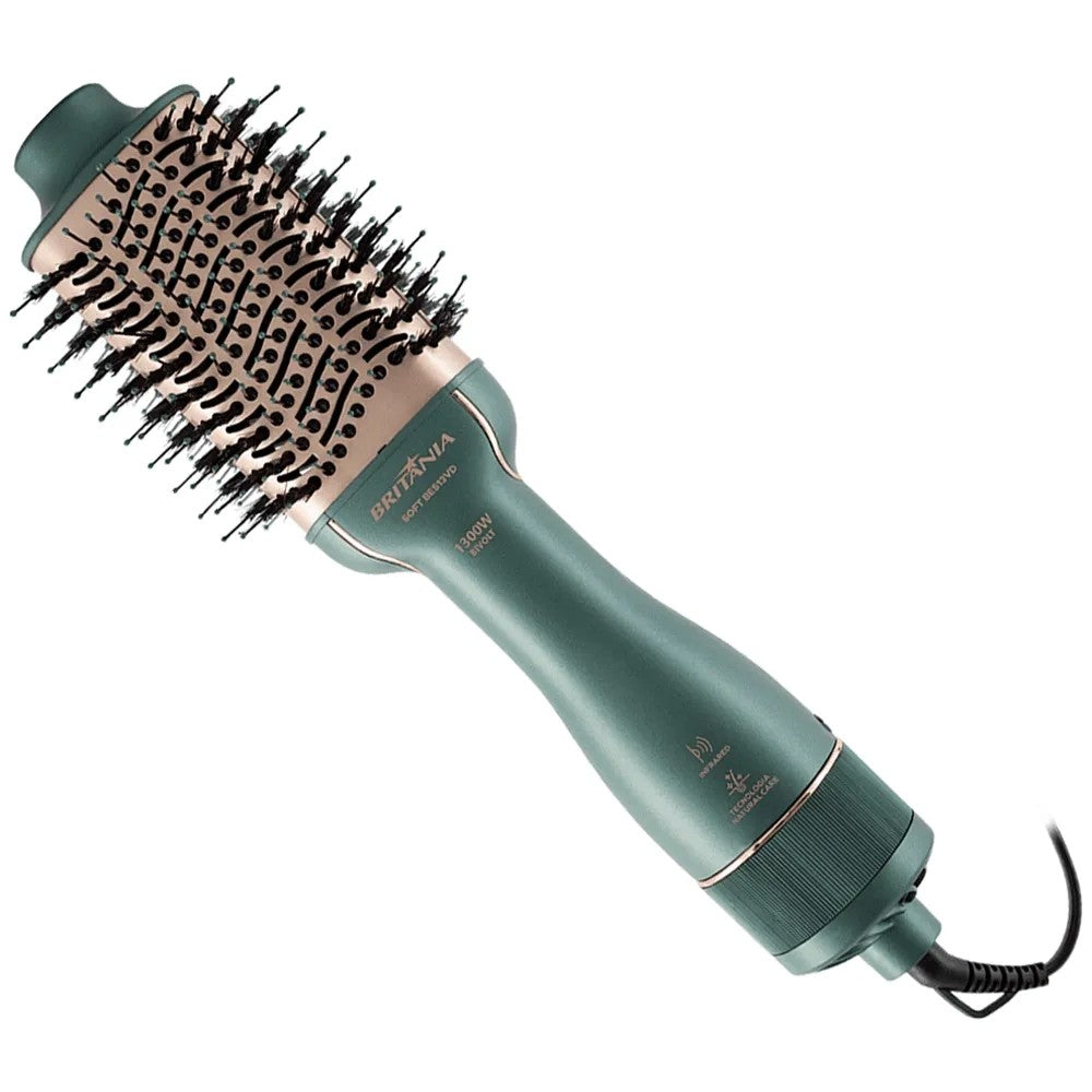 Cepillo Secador Britania BES13VD 1300W Bivolt Verde/Rosa
