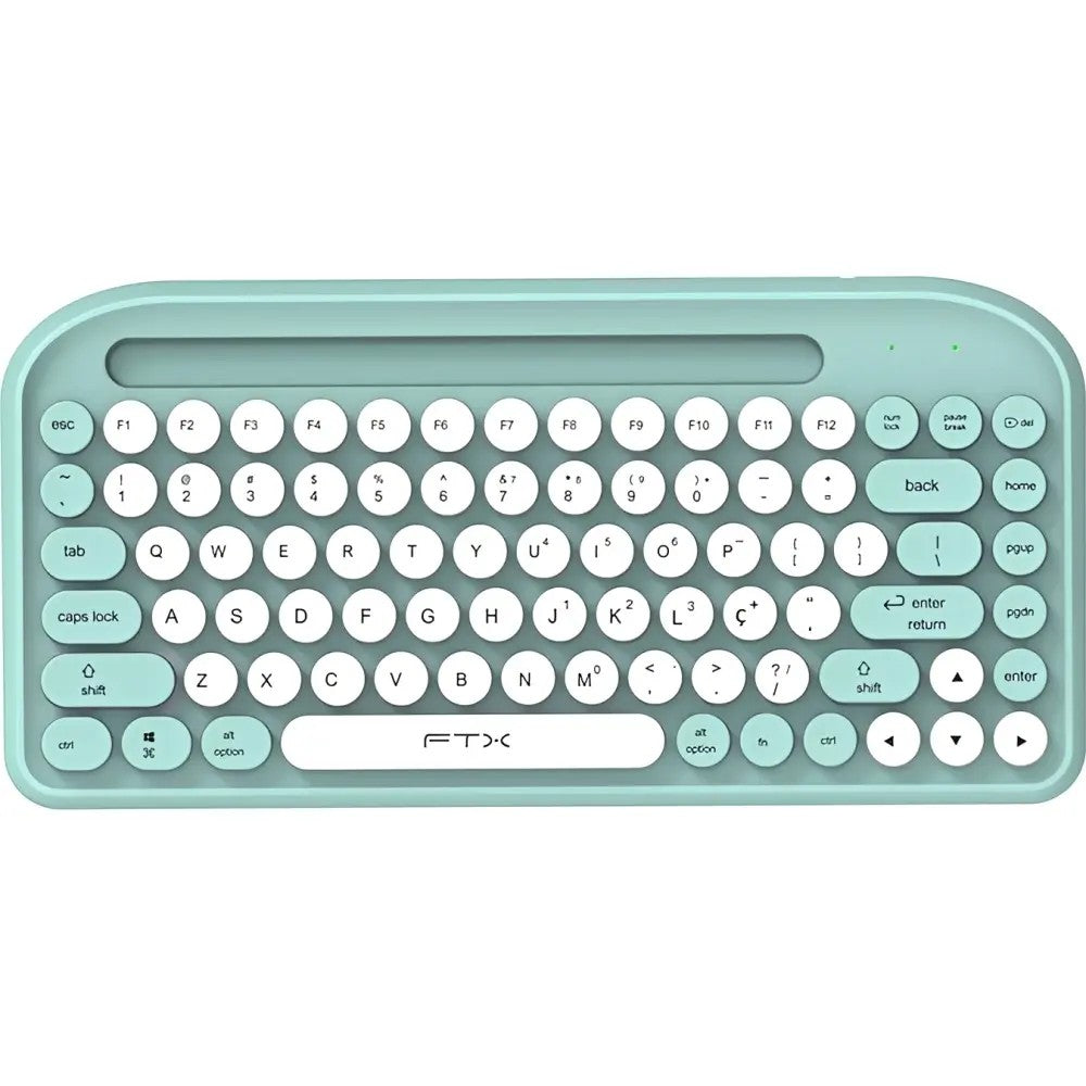 Combo Teclado y Mouse Inalámbrico FTX FTXGK01 Portugués Verde