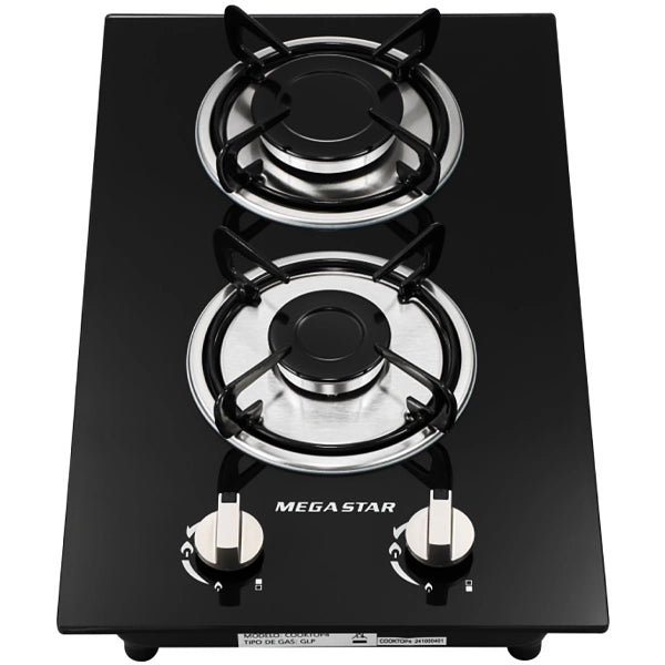 Cocina a Gas Megastar Cooktop4 2 Hornallas 220V | XMarket Paraguay