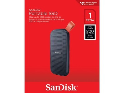 Disco SSD Externo SanDisk Portable 2TB USB-C 3.2 Único