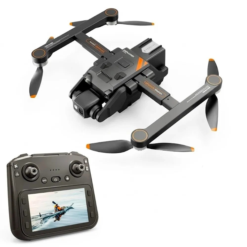 Drone Hetzer RG700 Pro con Pantalla y GPS 2 Baterías Black