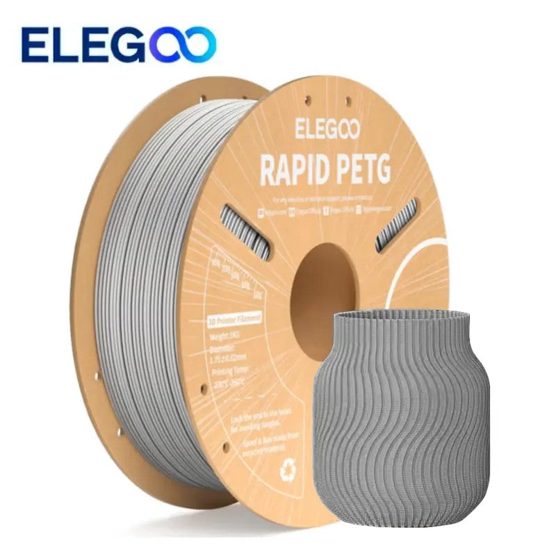 Filamento Elegoo PETG 1.75mm 1kg Space Grey