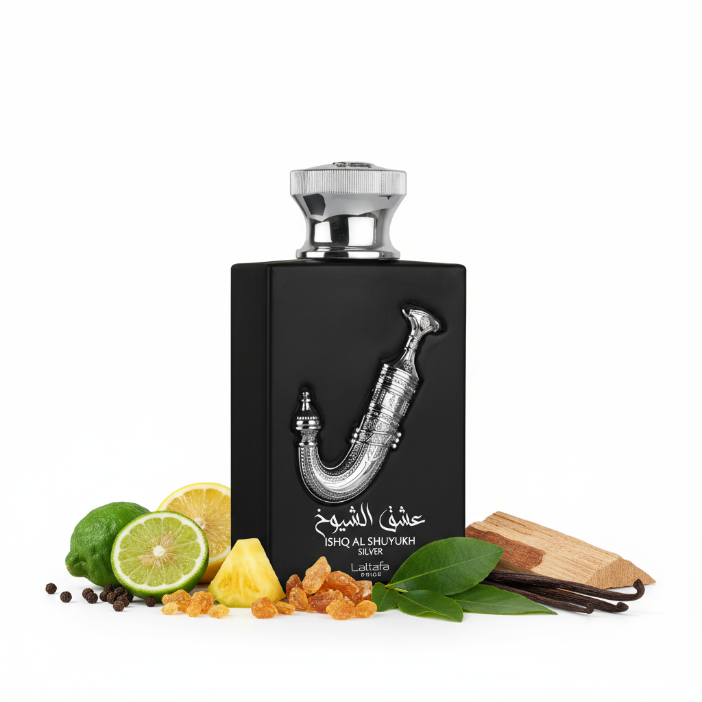 Perfume Lattafa Ishq Al Shuyukh Silver Masculino 100ML EDP