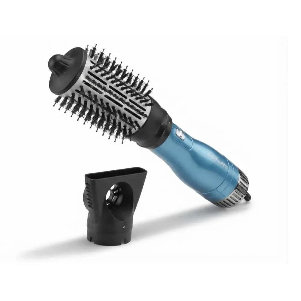 Kit Secador y Cepillo Babyliss Pro Nano Titanium BNTDHB275UZ 220V Azul