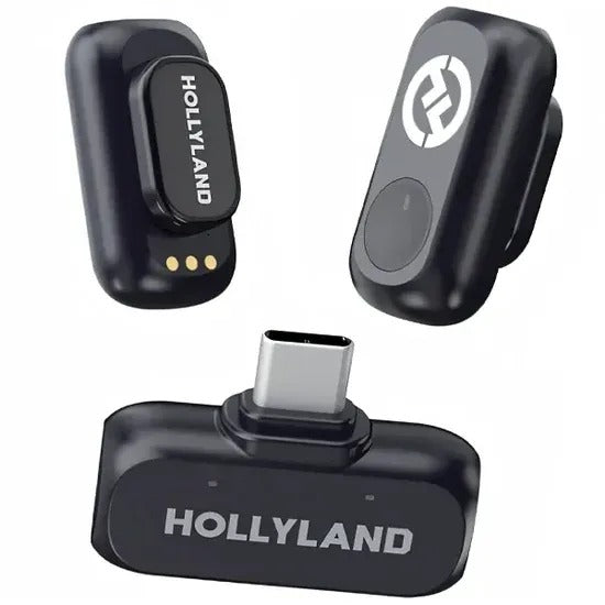 Micrófono Inalambrico Hollyland Lark A1 Mini Duo USB-C S.gray