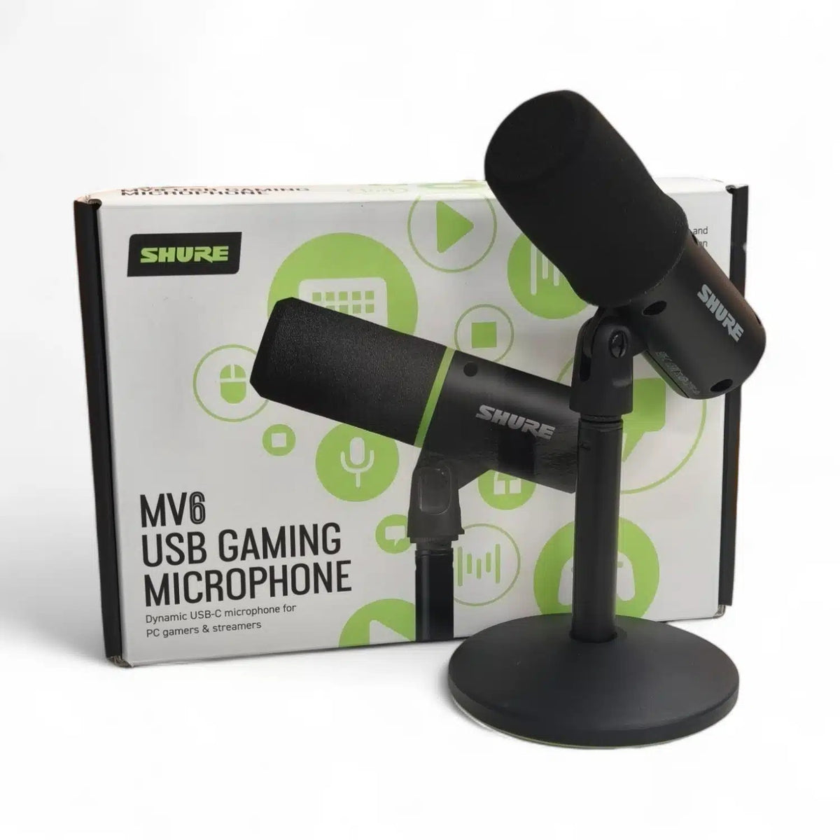 Micrófono Shure MV6 Gaming USB Negro