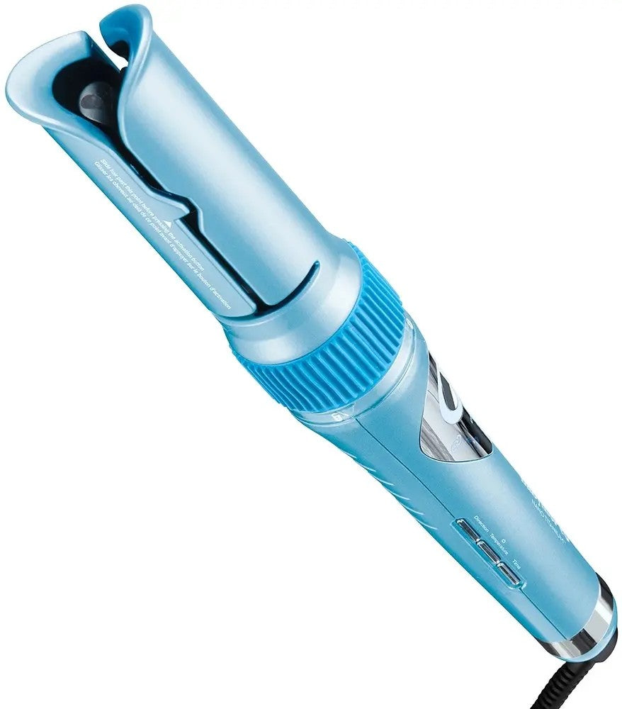 Ondulador de Cabello Babyliss Pro Nano Titanium Waver Compact BNTMDWUZ Bivolt Blue
