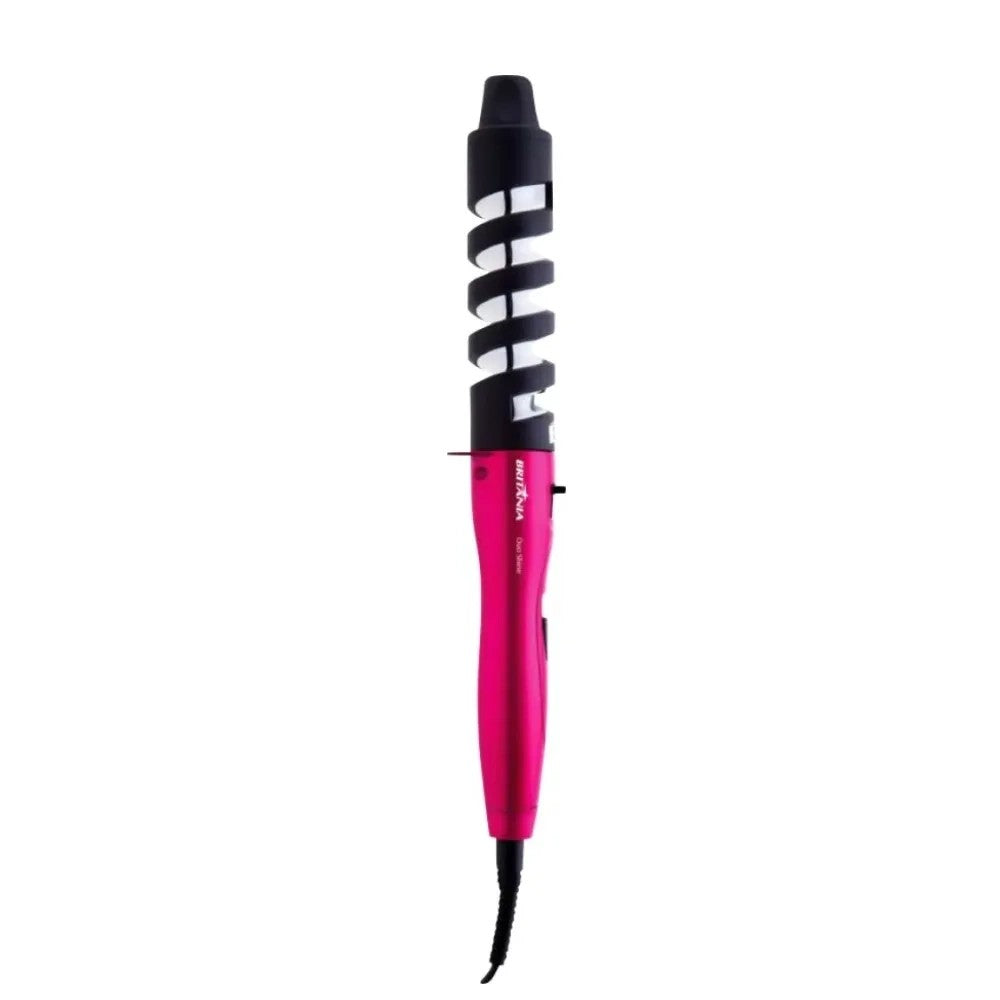 Ondulador de Cabello Britania Duo Shine Bivolt Rosa/Negro