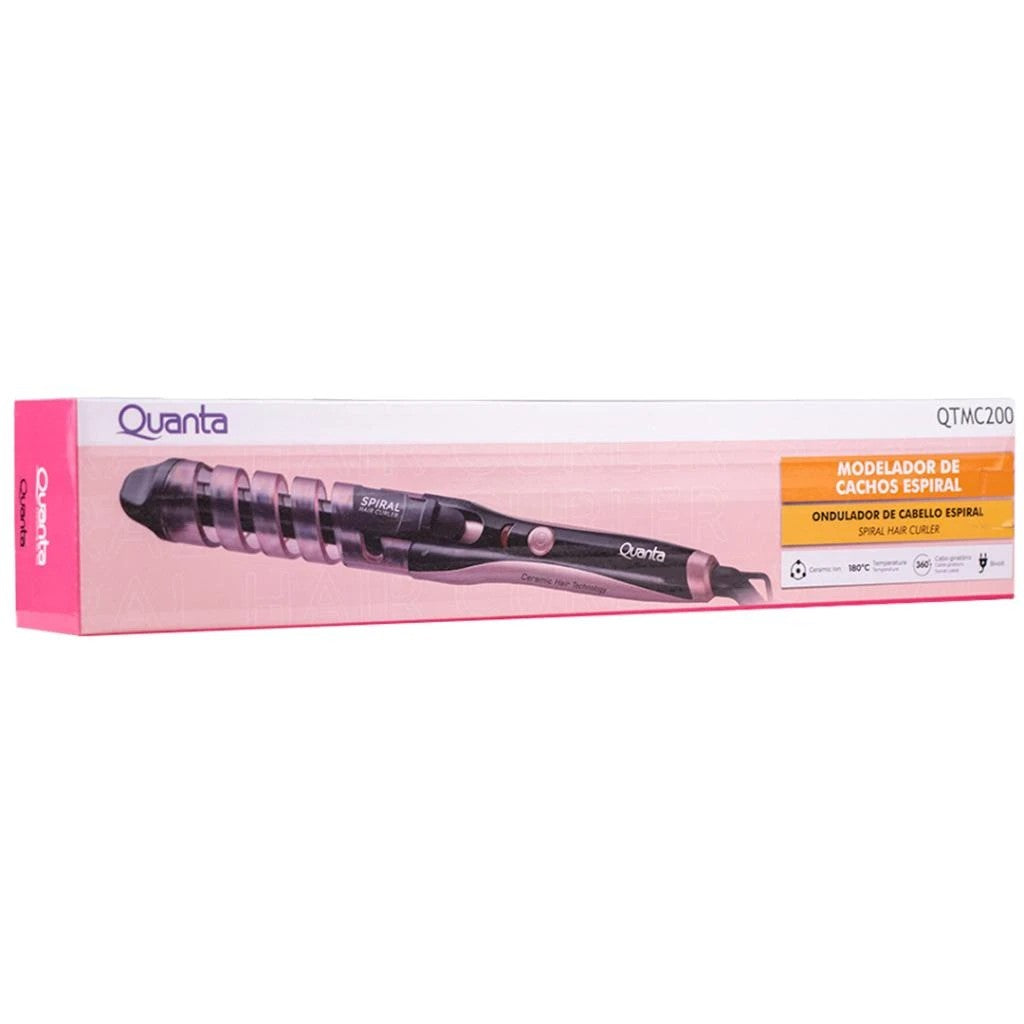 Ondulador de Cabello Quanta QTMC200 25W Bivolt Blanco