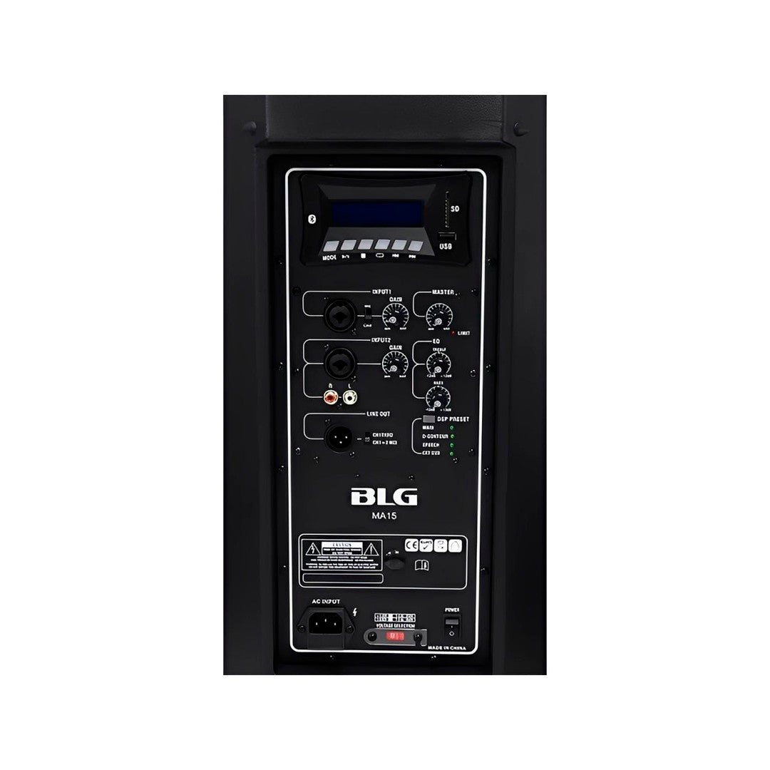 Parlante BLG MA-15 1000W Bluetooth Bivolt Único