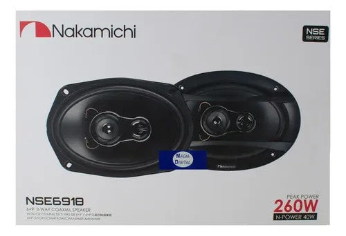 Parlante para Auto Nakamichi NSE6918 6x9" 260W 40W RMS Único