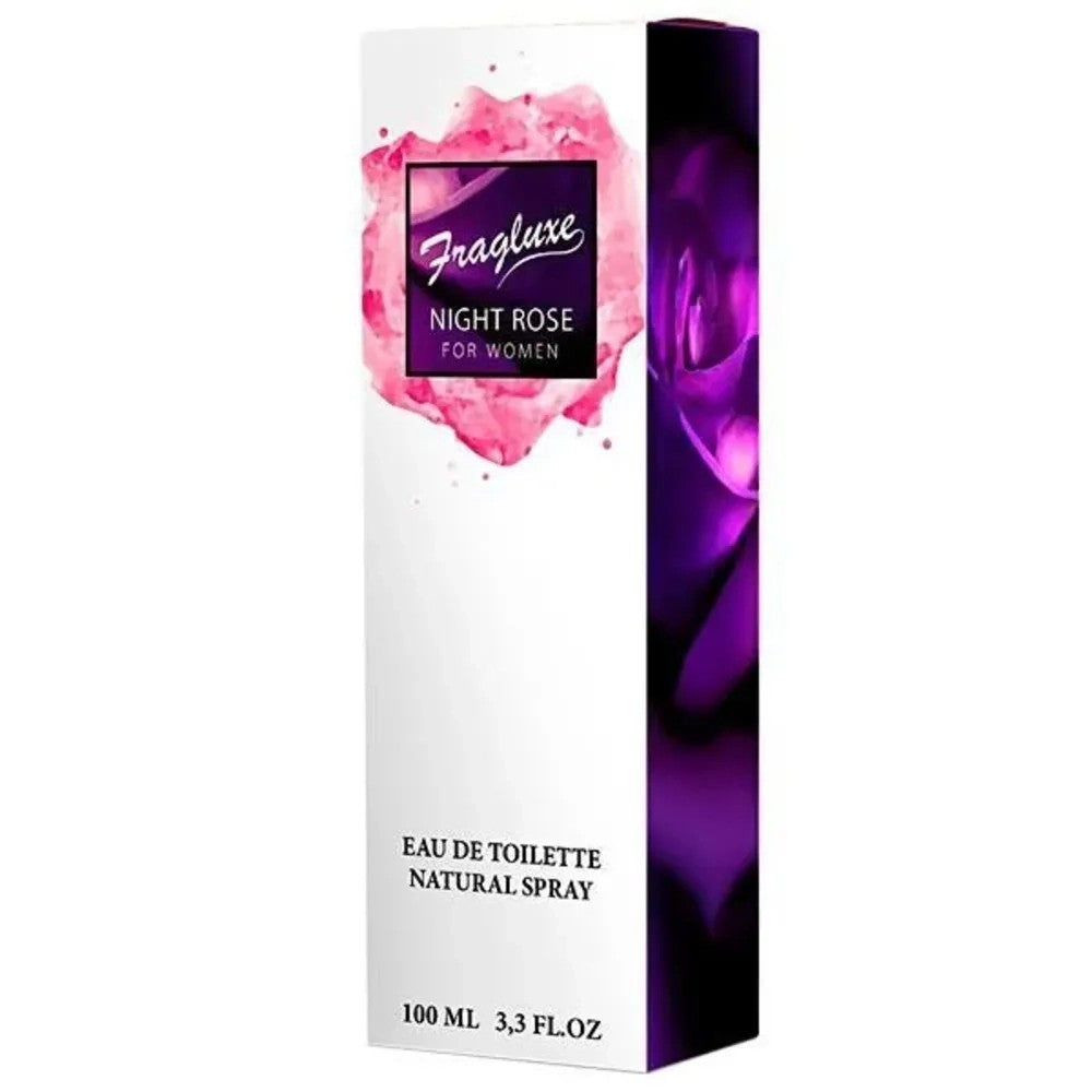 Perfume Fragluxe Night Rose Femenino 100ML EDT Único