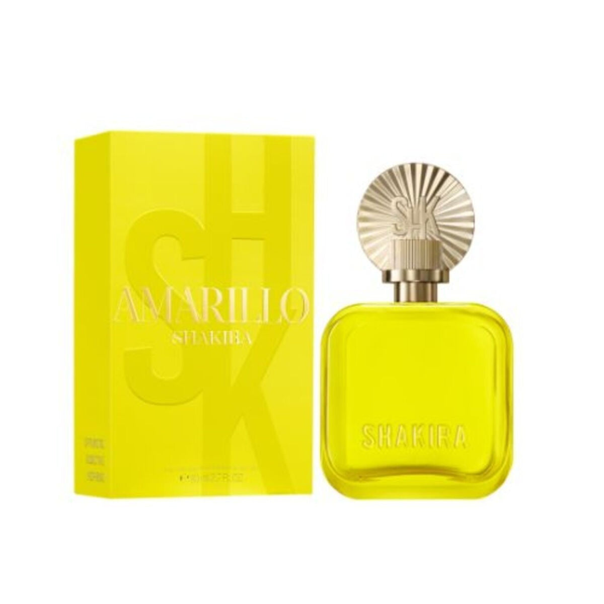 Perfume Shakira Amarillo Femenino 80ML EDP Único
