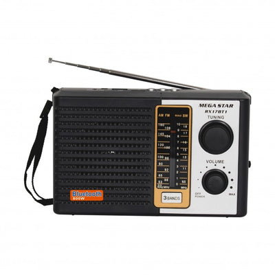 Radio AM/FM/Blue/Mem Mega Star RX17BT1 | XMarket Paraguay