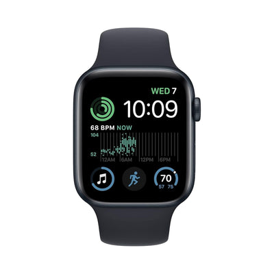 Reloj Smart Apple Watch Se 2 44MM MXEK3LL/A Midnight Sport Band S M