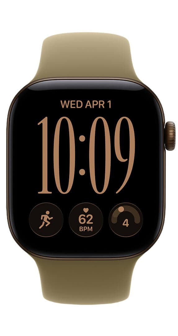 Reloj Smart Apple Watch Serie 12 46mm GPS Sport Band Dark Bronze/Olive