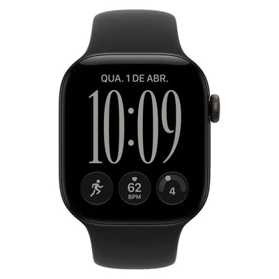 Reloj Smart Apple Watch Serie 12 46mm MJEL4LS/A GPS M/L Jet Black