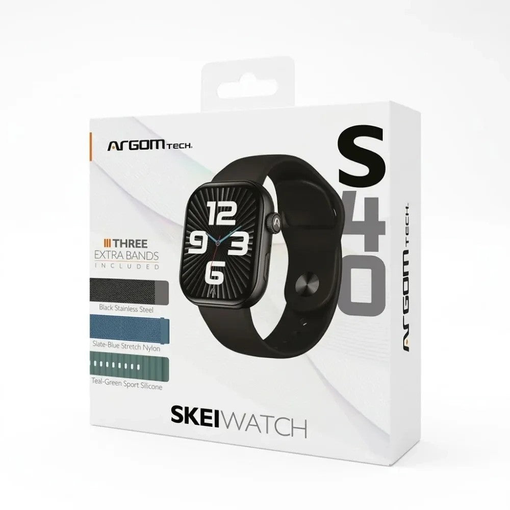 Reloj Smart Argom Skei S40 ARG-WT-6040BK 22mm - Gun Black