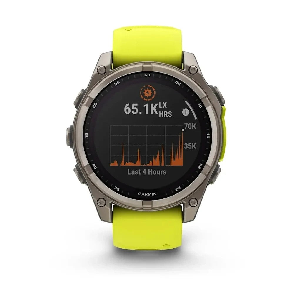 Reloj Smart Garmin Fenix 8 47mm Sapphire Solar Yellow