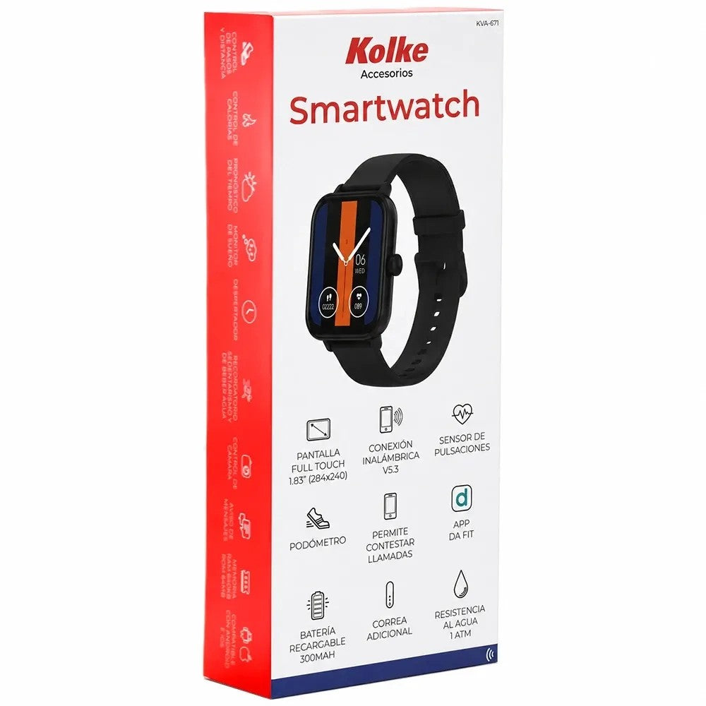 Reloj Smart Kolke KVR-671 Negro