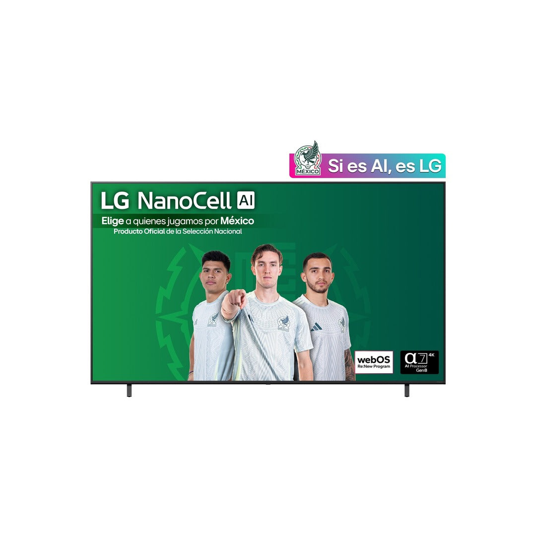 Televisor Smart LED 86" LG 86NANO80ASA UHD 4K NANOCELL AI