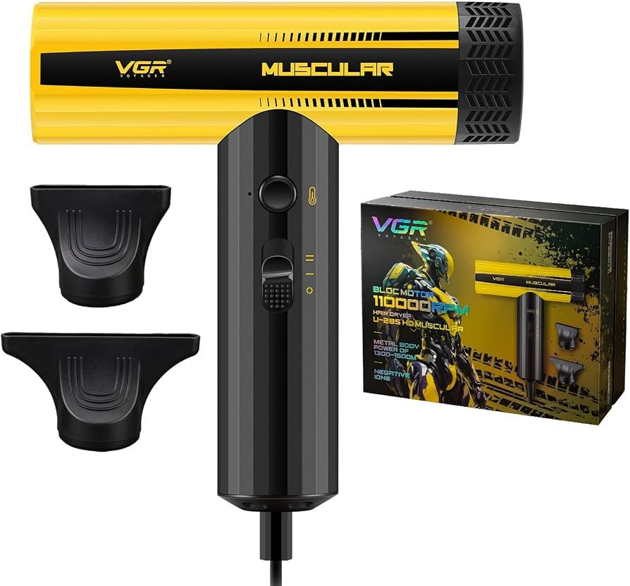 Secador de Cabello VGR V-285HD 220V Amarillo