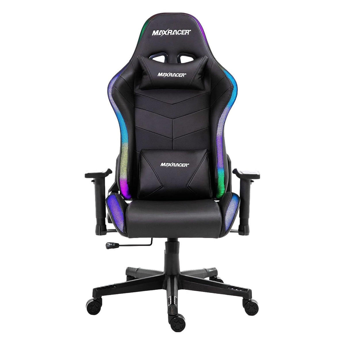 Silla Gamer MaxRacer Kroma WiFi LED RGB Black