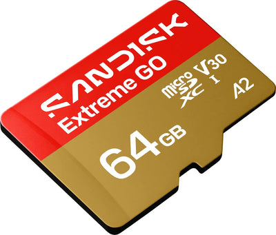Tarjeta de Memoria Micro SD SanDisk Extreme Go 64GB 170MB/s Único