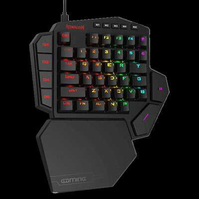 Teclado Redragon Diti K585RGB Mechanical One Handed Brown