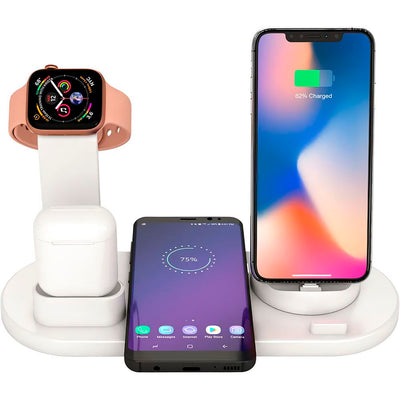 Cargador Wireless Satellite A-R26 3EN1 Blanco