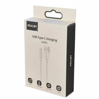 Cable USB Vekoby VK-C02 USB-TIPO C White