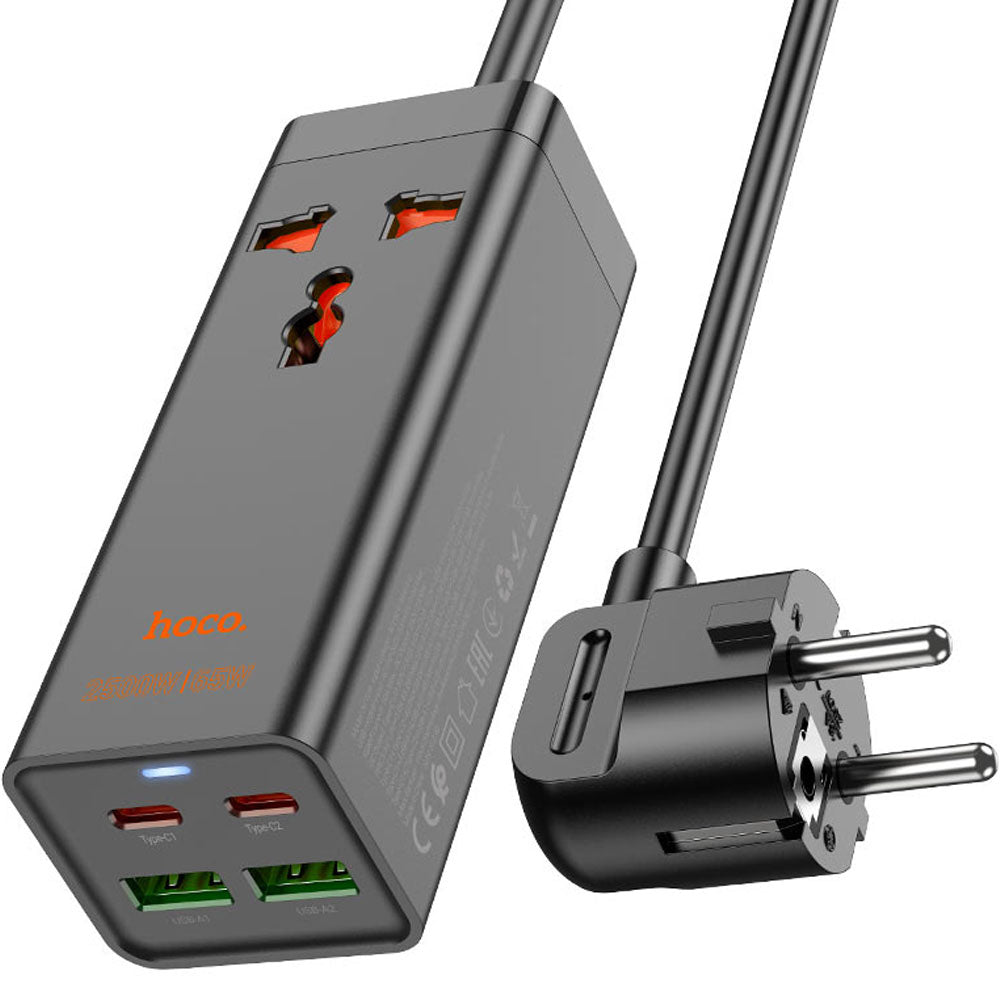 Fuente Cargador Hoco AC10A 2500W/65W Black