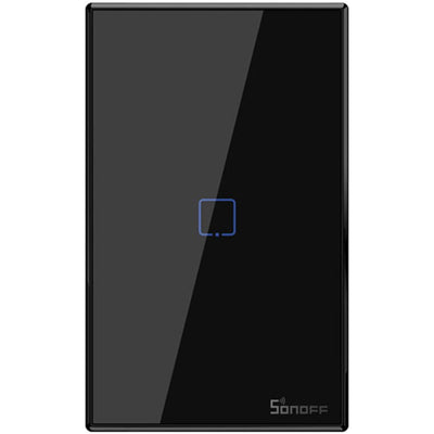 Interruptor Sonoff Smart De Pared T3US1C Bivolt Negro